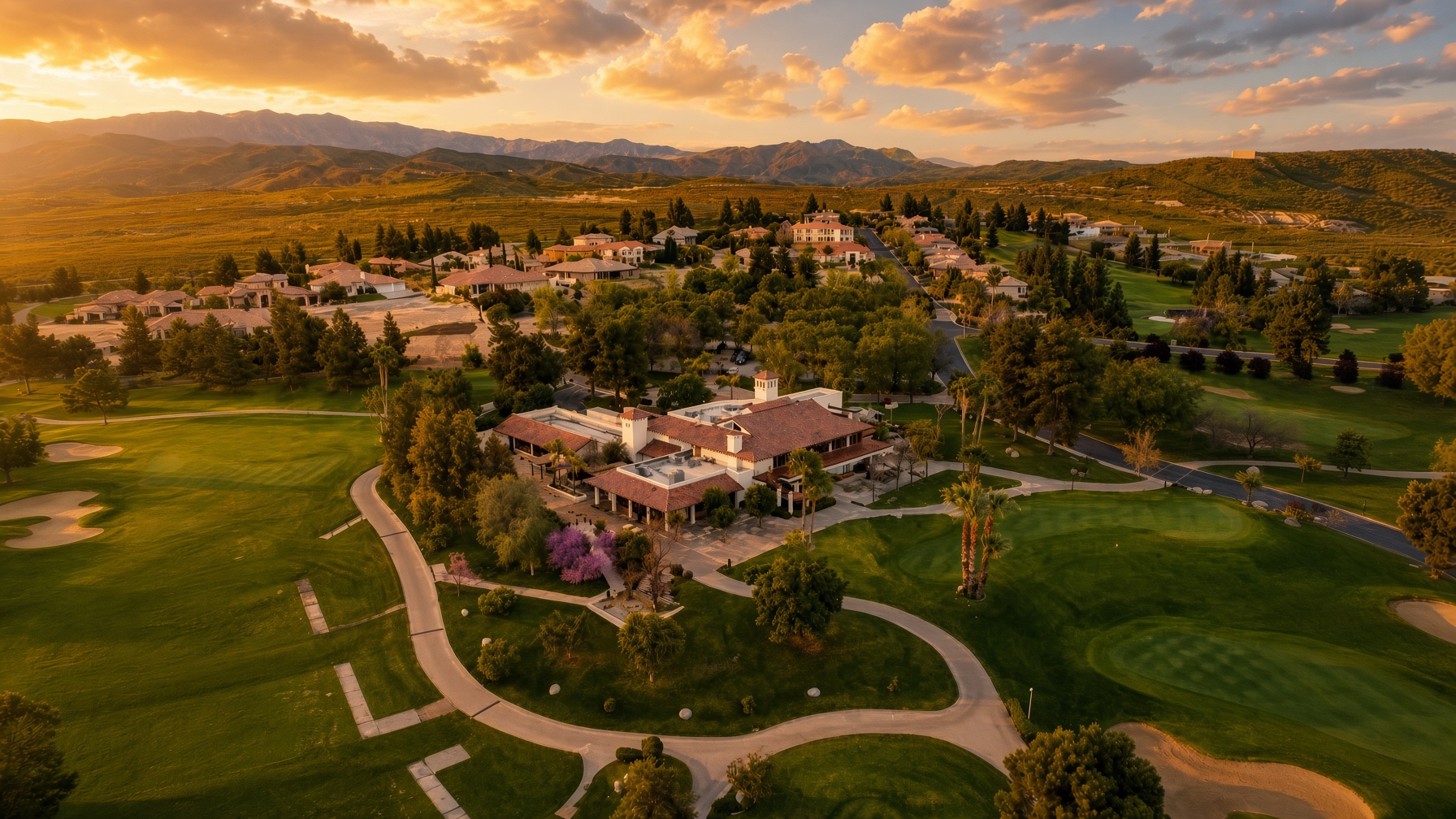 Rio Bravo Country Club at golden hour